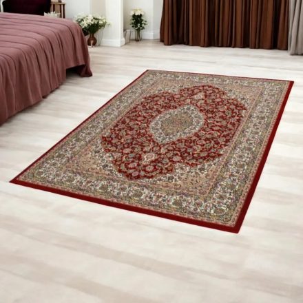 Perský koberec cervena MEDALION 140x200 exkluzivní koberec z akrylu