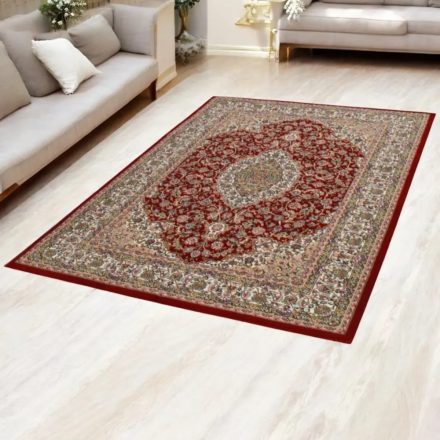Perský koberec Isfahan vínový 160x230 luxusní akrylový koberec do obývacího pokoje