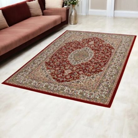 Perský koberec Isfahan vínový 200x300 kvalitní koberec do obýváku z akrylu
