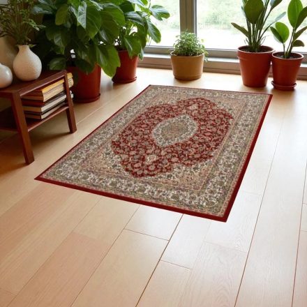 Luxusní akrylový koberec se vzorem Medalion - vínový 60x90