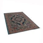 Perský koberec modrý TABRIZ 160x230 luxusní koberec do obýváku
