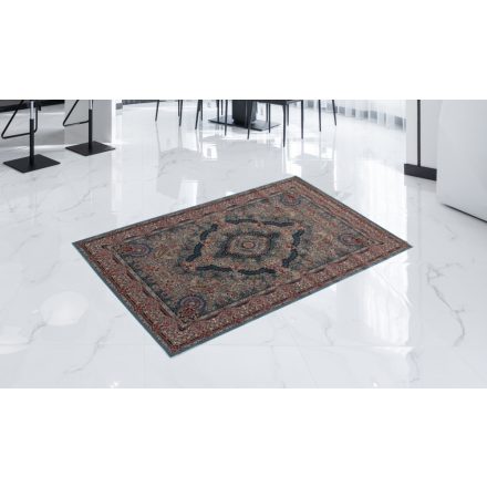 Perský koberec modrý Tabriz 80x120 prémiový koberec do obýváku a ložnice