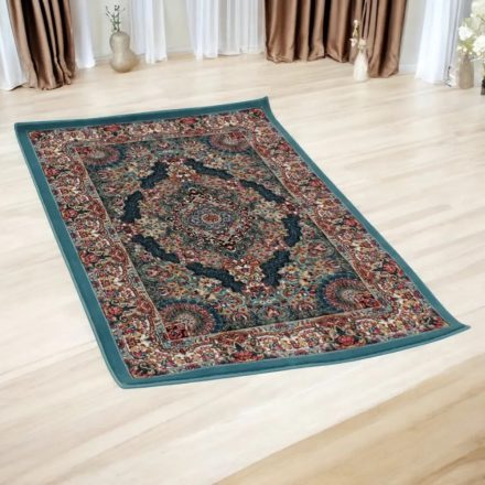 Perský koberec modrý Tabriz 80x120 prémiový koberec do obýváku a ložnice