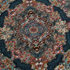 Perský koberec modrý Tabriz 80x120 prémiový koberec do obýváku a ložnice