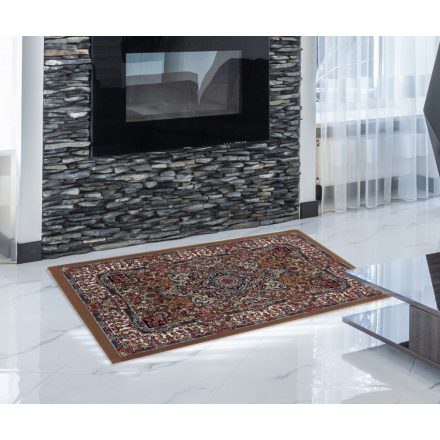 Perský koberec hnědý Medalion 60x90 prémiový koberec do obývacího pokoje a ložnice