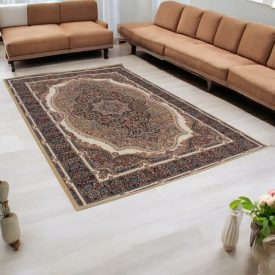   Luxusní akrylový koberec se vzorem Kerman - hnědý 200x300