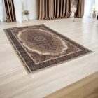 Luxusní akrylový koberec se vzorem Kerman - hnědý 80x120