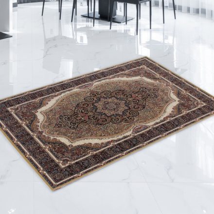 Perský koberec hnědý Kerman 80x120 koberec do obývacího pokoje a ložnice