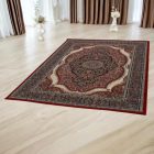 Luxusní akrylový koberec se vzorem Medalion - vínový 80x120