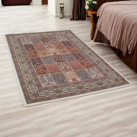 Perský koberec béžový KHESHTI 140x200 prémiový koberec do obýváku a ložnice