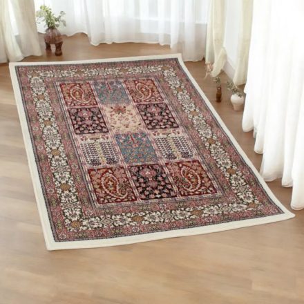 Perský koberec béžový Kheshti 80x120 prémiový koberec do obýváku a ložnice
