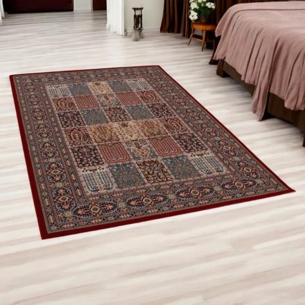 Luxusní akrylový koberec se vzorem Kheshti - vínový 140x200