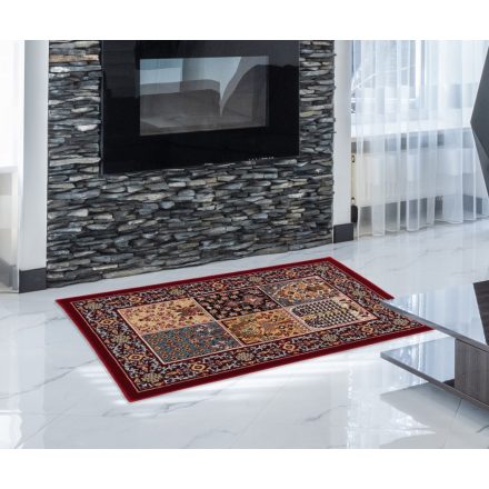Perský koberec vínový Kheshti 60x90 prémiový koberec do obývacího pokoje a ložnice