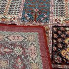 Luxusní akrylový koberec se vzorem Kheshti - vínový 60x90