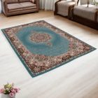 Perský koberec tyrkysový TABRIZ 160x230 kusový koberec do obýváku