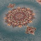 Perský koberec Isfahan modrý 80x120 exkluzivní akrylový koberec