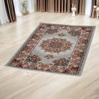 Luxusní akrylový koberec se vzorem Isfahan - šedý 80x120