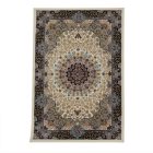 Perský koberec béžový Kerman 80x120 prémiový koberec do obýváku a ložnice