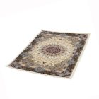 Perský koberec béžový Kerman 80x120 prémiový koberec do obýváku a ložnice