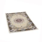 Perský koberec béžový Kerman 80x120 prémiový koberec do obýváku a ložnice