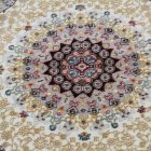 Perský koberec béžový Kerman 80x120 prémiový koberec do obýváku a ložnice