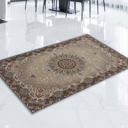 Perský koberec šedý Kerman 80x120 prémiový koberec do obývacího pokoje a ložnice