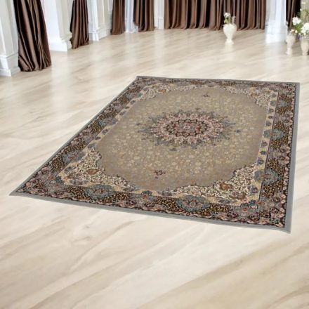 Perský koberec šedý Kerman 80x120 exkluzivní akrylový koberec