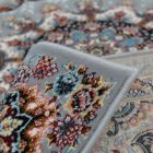 Perský koberec šedý TABRIZ 160x230 kvalitní akrylový koberec do obýváku