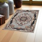 Luxusní akrylový koberec se vzorem Tabriz - šedý 80x120