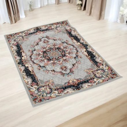 Perský koberec šedý Tabriz 80x120 prémiový koberec do obýváku a ložnice