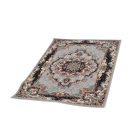 Luxusní akrylový koberec se vzorem Tabriz - šedý 80x120