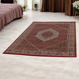   Luxusní akrylový koberec se vzorem Bidjar - vínový 140x200