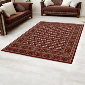   Luxusní akrylový koberec se vzorem Bokhara - vínový 160x230