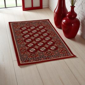   Perský koberec vínový Bokhara 60x90 prémiový koberec do obýváku a ložnice