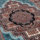 Perský koberec modrý TABRIZ 140x200 luxusní akrylový koberec
