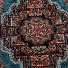 Perský koberec modrý Tabriz 80x120 prémiový koberec do obýváku a ložnice