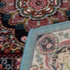Perský koberec modrý Tabriz 80x120 prémiový koberec do obýváku a ložnice