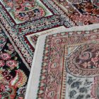 Perský koberec béžový Tabriz 80x120 prémiový koberec do obýváku a ložnice