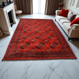   Afghánský koberec Elephant Foot 196x298 ručně vázaný orientální koberec