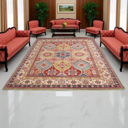 Orientální koberec Kazak 247x302 ručně vázaný afghánský koberec