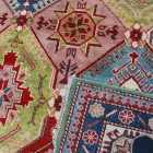 Orientální koberec Kazak 247x302 ručně vázaný afghánský koberec