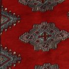 Pákistánský koberec červený Jaldar 77x124 ručně vázaný orientální koberec