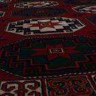 Afghánský koberec barna Kargai 200x296 ručně vázaný orientální koberec