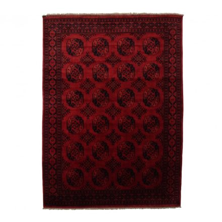 Orientální koberec vínový Ersari 253x343 ručně vázaný afghánský koberec