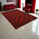 Orientální koberec vínový Ersari 207x301 ručně vázaný afghánský koberec