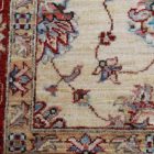 Ziegler vlněný koberec béžový-bordó 149x206 koberec do obýváku