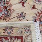 Ziegler vlněný koberec béžový-bordó 149x206 koberec do obýváku