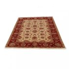 Ziegler vlněný koberec béžový-bordó 149x204 koberec do obýváku