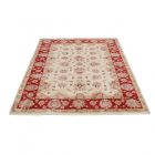 Ziegler vlněný koberec béžový-bordó 149x204 koberec do obýváku