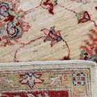 Ziegler vlněný koberec béžový-bordó 149x204 koberec do obýváku